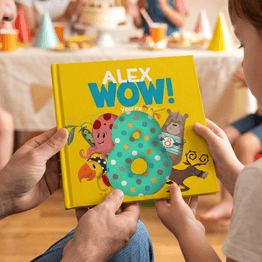 'Wow You're Eight' 8th Birthday Children's Book alternative