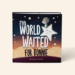 Personalised 'The World Waited' Baby Shower or New Baby Book