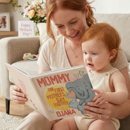 'This Time Last Year' Personalised 1st Mother's Day Book alternative