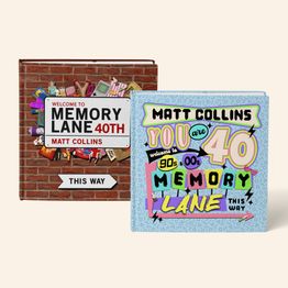 'Memory Lane' 40th Birthday Book