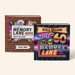 'Memory Lane' 60th Birthday Book